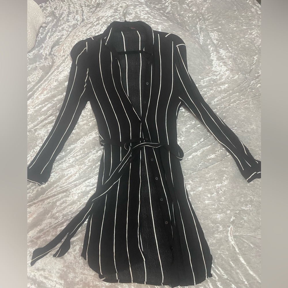Sexy summer linen dress